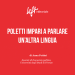 Poletti impari a parlare un’altra lingua