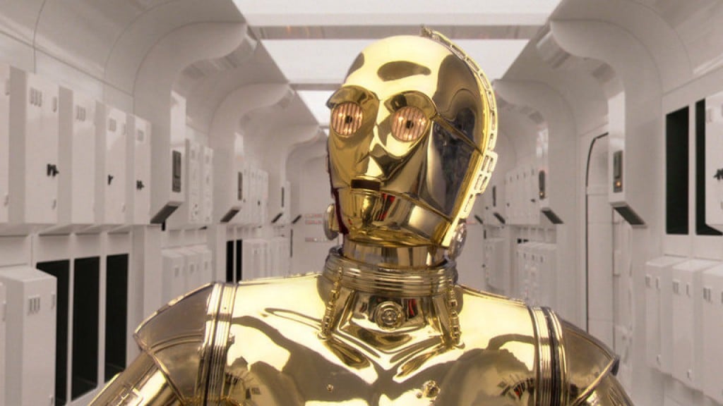 C3PO di Guerre Stellari è un esempio di robot 