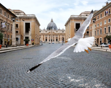 Via della Conciliazione e vista di della basilica di San Pietro. © Renato Ferrantini