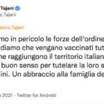 Lo sbarco di Tajani