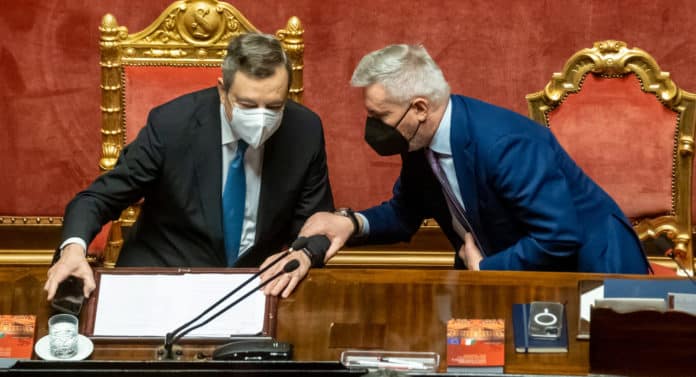 Senato - Informativa del Presidente del Consiglio Draghi sulla crisi tra Russia e Ucraina