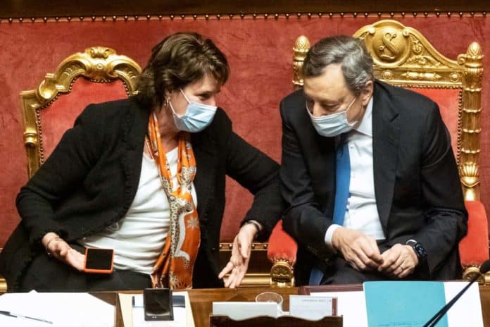 Senato, comunicazioni di Mario Draghi in vista del Consiglio europeo