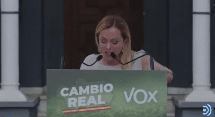Meloni Vox spagna