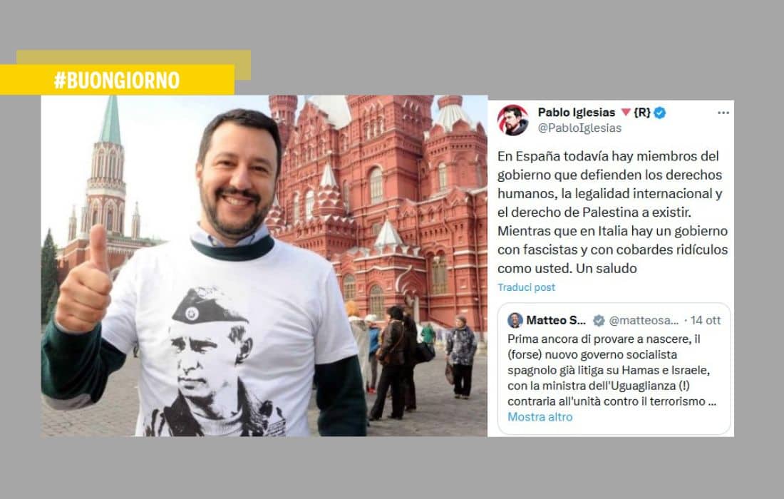“Fascistas y cobardes ridículos”: malas cifras de España para Matteo Salvini