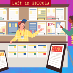 Edicole di Roma che vendono Left